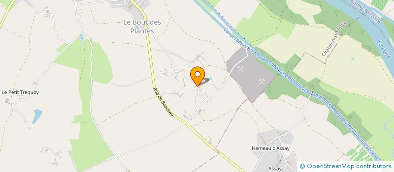localisation de l'entreprise AMICALE DES BONS VIVANTS DE CHANOY  CHATILLON-SUR-LOIRE