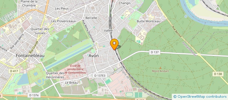 localisation de l'entreprise AMICALE DES BOULISTES AVONNAIS  AVON