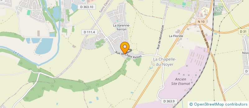 localisation de l'entreprise AMICALE DES BOULISTES CAPELLOIS à LA CHAPELLE-DU-NOYER