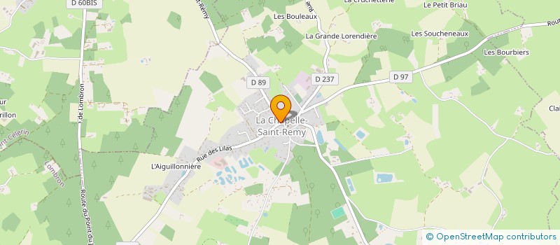 localisation de l'entreprise AMICALE DES BOULISTES DE LA CHAPELLE SAINT REMY  LA CHAPELLE-SAINT-REMY