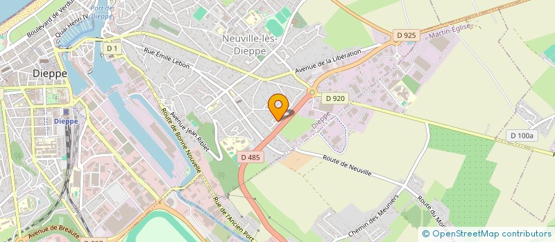 localisation de l'entreprise AMICALE DES BOULISTES NEUVILLAIS à DIEPPE