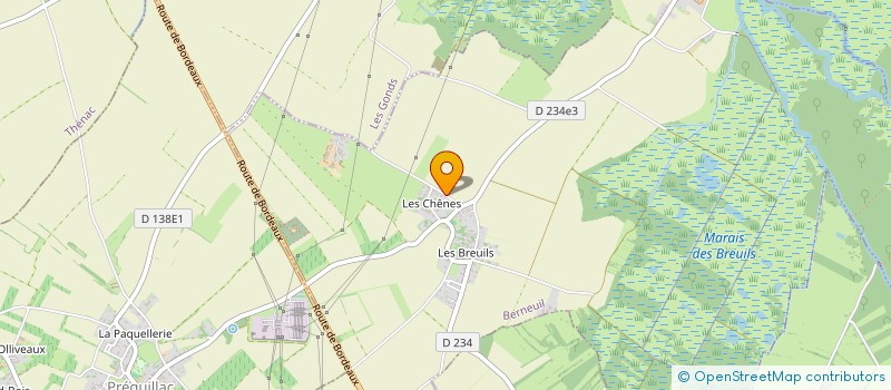 localisation de l'entreprise AMICALE DES BREUILS à BERNEUIL