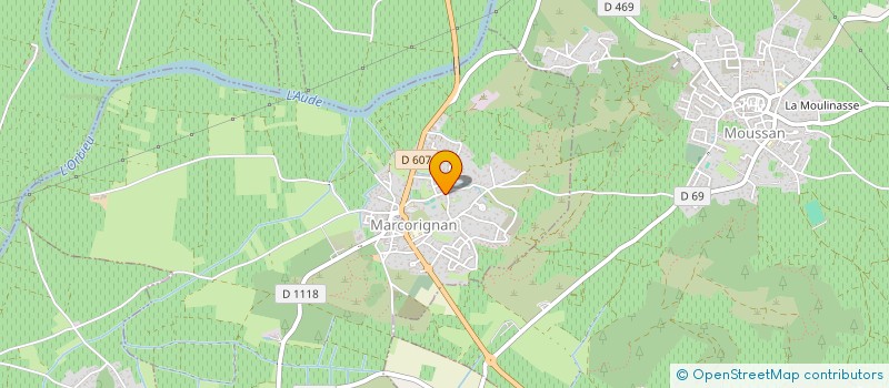 localisation de l'entreprise AMICALE DES CADETS DE LA DEFENSE DE NARBONNE  ARGELIERS