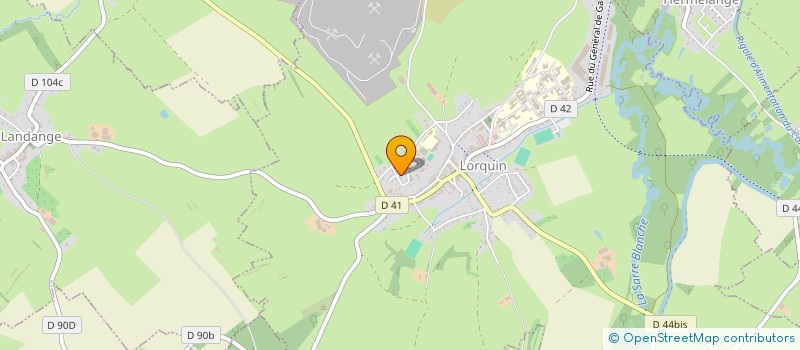 localisation de l'entreprise AMICALE DES CADRES DE L'EHM1  LORQUIN