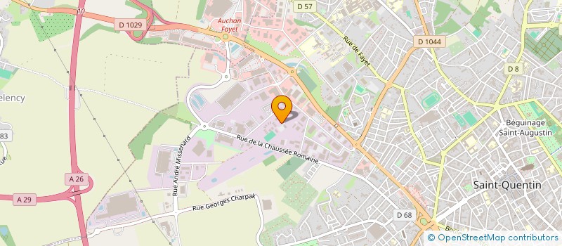 localisation de l'entreprise AMICALE DES CADRES DU CENTRE EPIDE à SAINT-QUENTIN