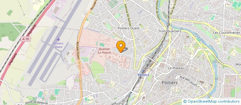 localisation de l'entreprise AMICALE DES CADRES DU REGIMENT D'INFANTERIE CHARS DE MARINE à POITIERS