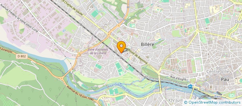 localisation de l'entreprise AMICALE DES CAMEROUNAIS DE PAU  BILLERE