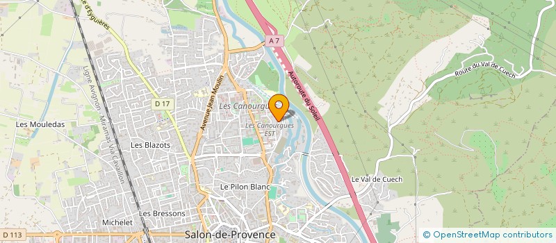 localisation de l'entreprise AMICALE DES CANOURGUES  SALON-DE-PROVENCE