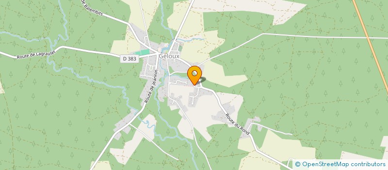 localisation de l'entreprise AMICALE DES CAVALIERS DES LANDES  GELOUX