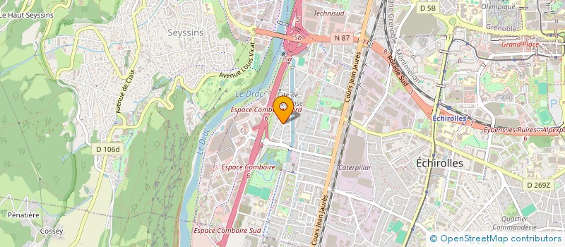 localisation de l'entreprise AMICALE DES CEDRES  ECHIROLLES