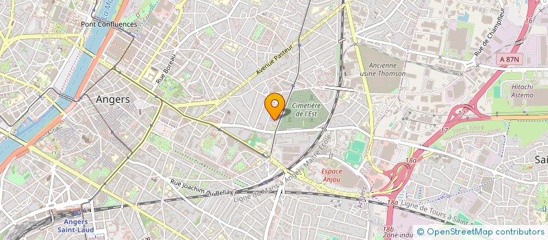 localisation de l'entreprise AMICALE DES CENTRAFRICAINS D'ANGERS  ANGERS