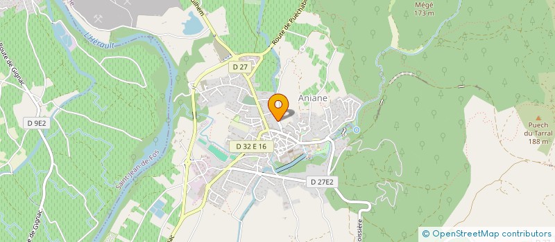 localisation de l'entreprise AMICALE DES CHANTEURS ET CHANTEUSES FRANCAIS  ANIANE