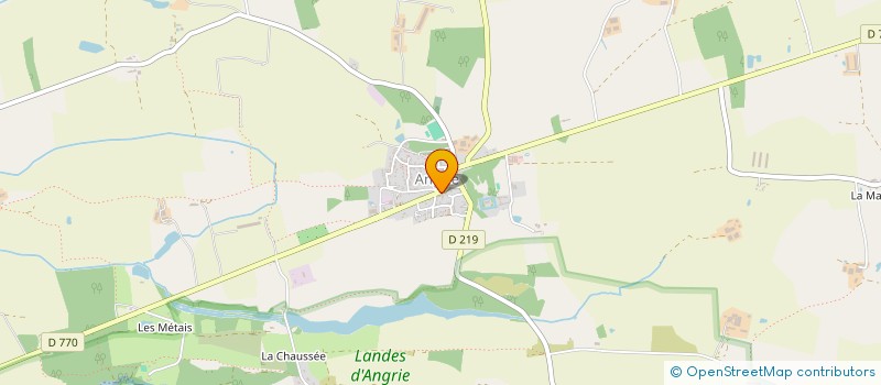 localisation de l'entreprise AMICALE DES CHASSEURS D'ANGRIE  ANGRIE