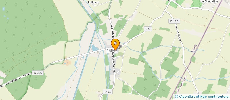 localisation de l'entreprise AMICALE DES CHASSEURS D'EPIEDS  EPIEDS