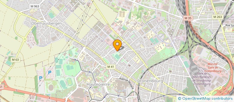 localisation de l'entreprise AMICALE DES CHASSEURS D'OBERHOFFEN SUR MODER à STRASBOURG