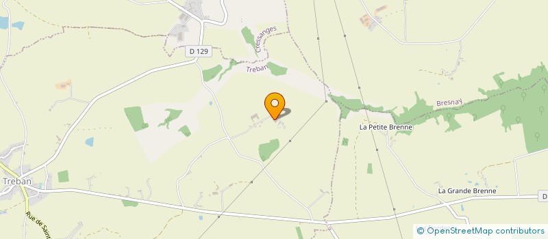 localisation de l'entreprise AMICALE DES CHASSEURS DE DREUILLE  TREBAN