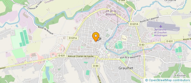 localisation de l'entreprise AMICALE DES CHASSEURS DE GRAULHET  GRAULHET