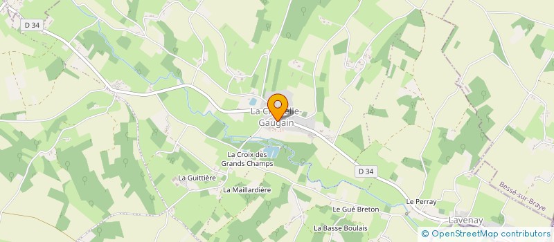 localisation de l'entreprise AMICALE DES CHASSEURS DE LA CHAPELLE GAUGAIN  LOIR EN VALLEE