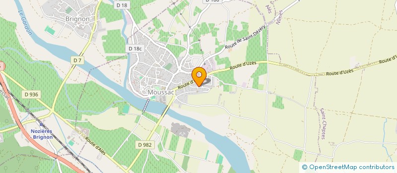 localisation de l'entreprise AMICALE DES CHASSEURS DE MOUSSAC  MOUSSAC