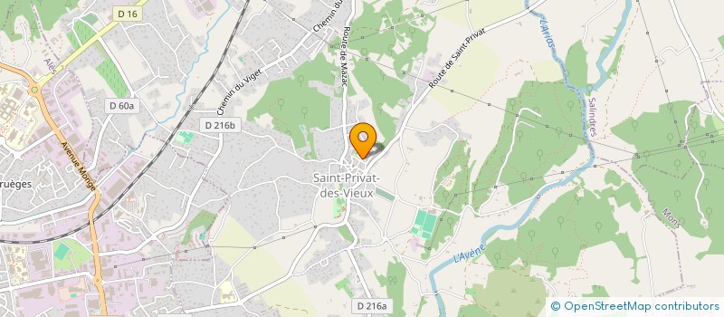 localisation de l'entreprise AMICALE DES CHASSEURS DE SAINT PRIVAT  SAINT-PRIVAT-DES-VIEUX