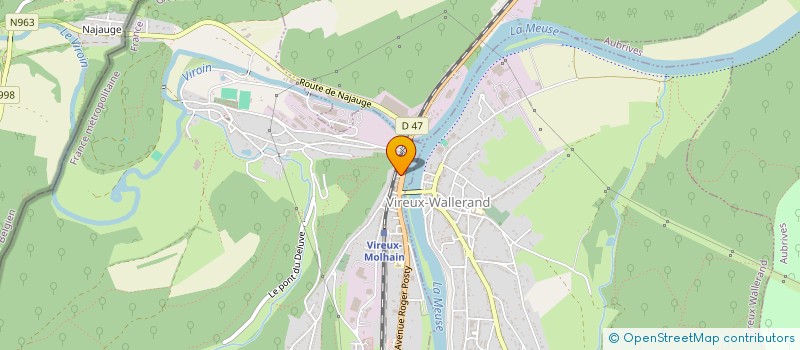 localisation de l'entreprise AMICALE DES CHASSEURS DE VIREUX-MOLHAIN  VIREUX-MOLHAIN