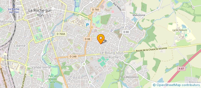 localisation de l'entreprise AMICALE DES CHASSEURS DU BOURG à LA ROCHE-SUR-YON