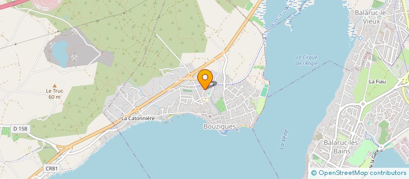 localisation de l'entreprise AMICALE DES CHASSEURS ET PROPRIETAIRES DE BOUZIGUES  BOUZIGUES