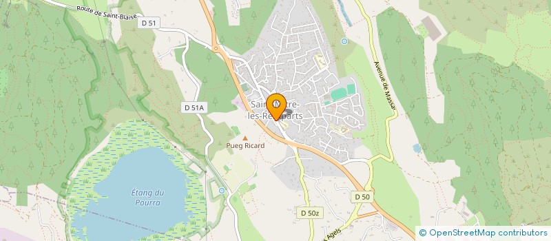 localisation de l'entreprise AMICALE DES CHASSEURS ET PROPRIETAIRES DE SAINT-MITRE LES REMPARTS  SAINT-MITRE-LES-REMPARTS