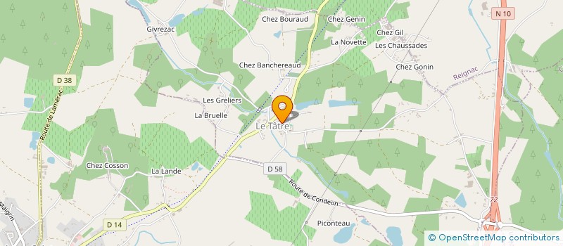 localisation de l'entreprise AMICALE DES CHASSEURS ET PROPRIETAIRES DU TATRE à LE TATRE