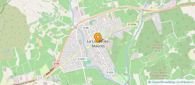 localisation de l'entreprise AMICALE DES CHASSEURS LONDAIS  LA LONDE-LES-MAURES