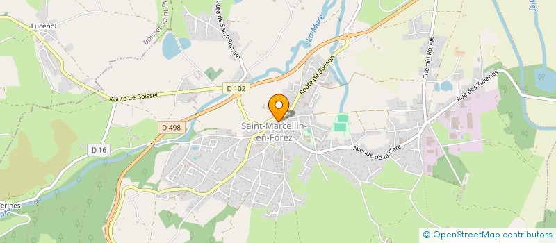 localisation de l'entreprise AMICALE DES CHASSEURS REUNIS DE ROSET  SAINT-MARCELLIN-EN-FOREZ