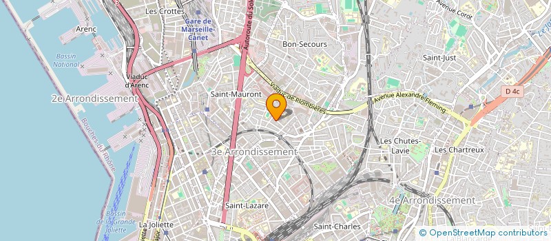 localisation de l'entreprise AMICALE DES CHATS DE SAINT VICTORINE à MARSEILLE