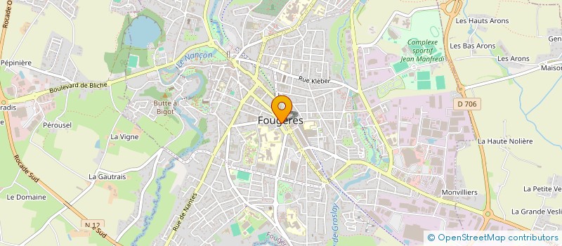 localisation de l'entreprise AMICALE DES CHEMINOTS à FOUGERES