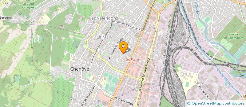 localisation de l'entreprise AMICALE DES CHEMINOTS CHENOVE  CHENOVE