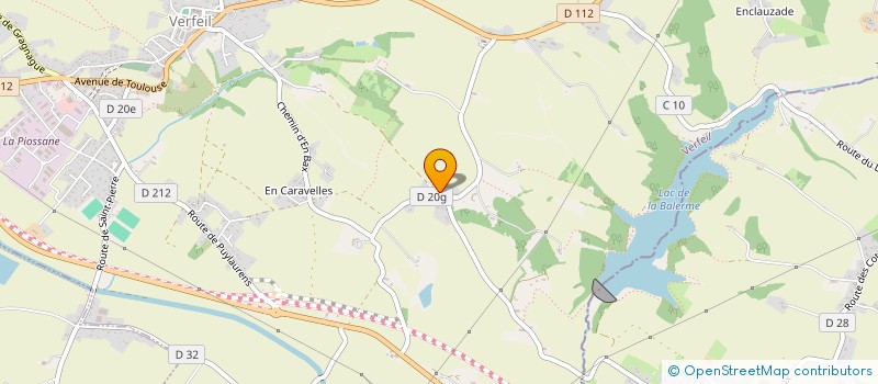 localisation de l'entreprise AMICALE DES CHEMINOTS POUR LA PRESERVATION DE LA 141R 1126 (ACPR 1126)-(LE TRAIN HISTORIQUE DE TOULOUSE)  VERFEIL