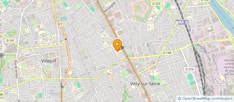 localisation de l'entreprise AMICALE DES CHINOIS D'OUTREMER à VITRY SUR SEINE