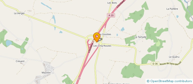 localisation de l'entreprise AMICALE DES CINQ ROUTES à PARNAC