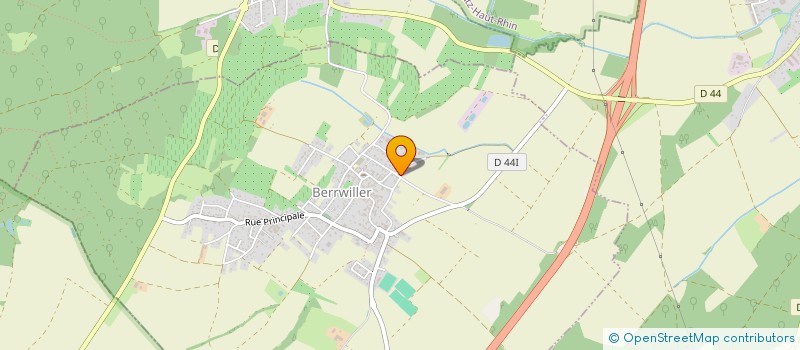 localisation de l'entreprise AMICALE DES CLASSES 1946 1947 DE BERRWILLER ET ENVIRONS  BERRWILLER