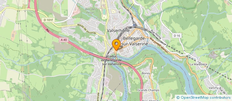 localisation de l'entreprise AMICALE DES CLASSES DU PAYS BELLEGRARDIEN à VALSERHONE