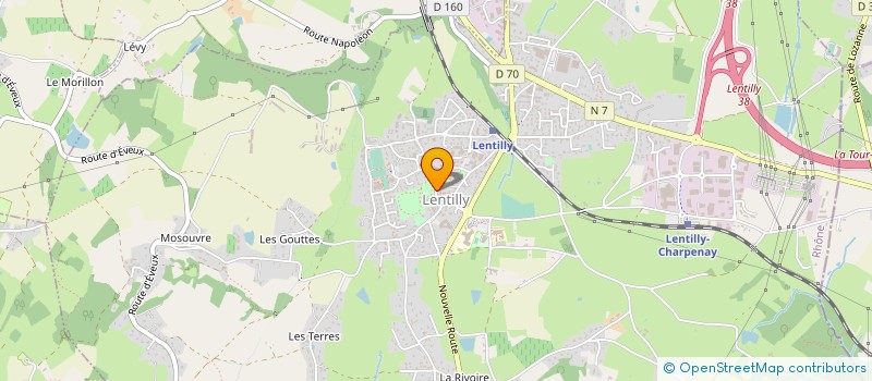 localisation de l'entreprise AMICALE DES CLASSES EN 0 EN BULLY  BULLY