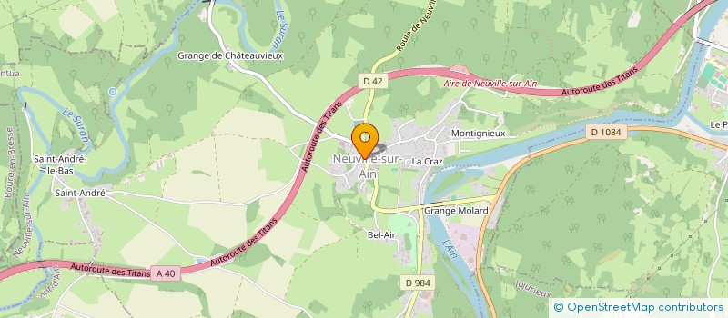 localisation de l'entreprise AMICALE DES CLASSES EN 2 ET 7 DE NEUVILLE SUR AIN  NEUVILLE-SUR-AIN