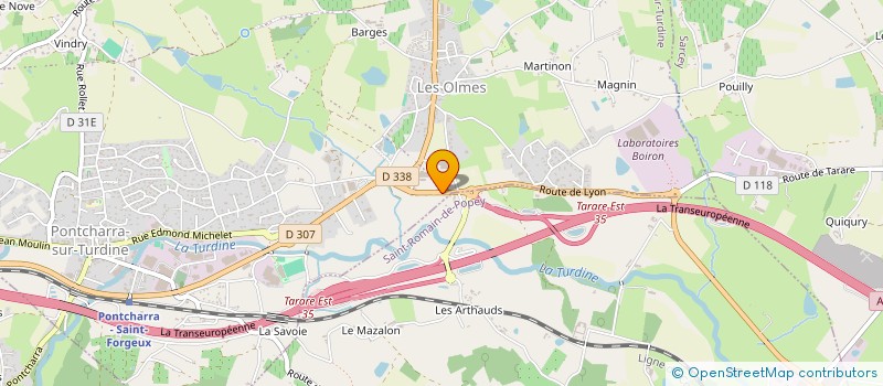 localisation de l'entreprise AMICALE DES CLASSES EN 3 DE SAINT LOUP  VINDRY-SUR-TURDINE