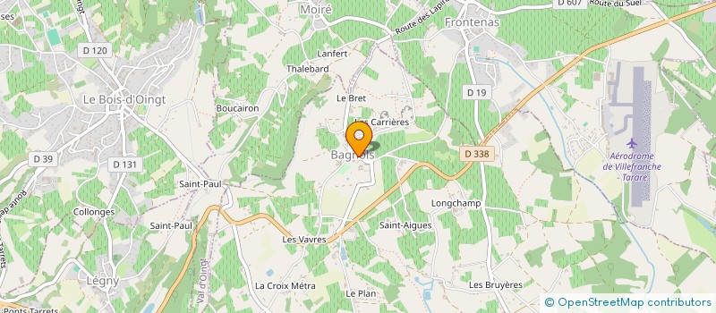 localisation de l'entreprise AMICALE DES CLASSES EN 4  BAGNOLS