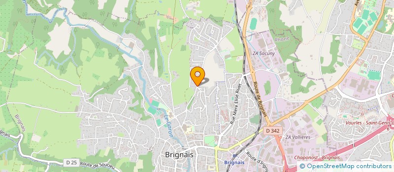 localisation de l'entreprise AMICALE DES CLASSES EN 4 DE BRIGNAIS à BRIGNAIS