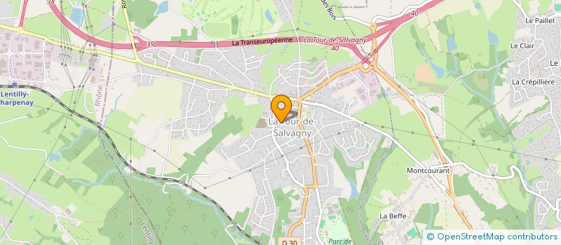 localisation de l'entreprise AMICALE DES CLASSES EN 6 DE LA TOUR DE SALVAGNY 69890  LA TOUR-DE-SALVAGNY