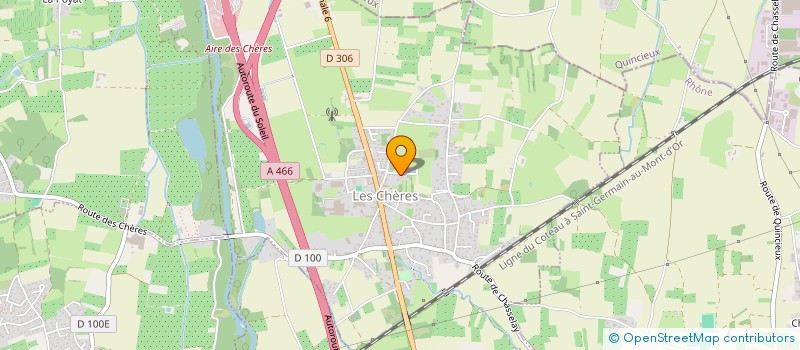 localisation de l'entreprise AMICALE DES CLASSES EN 6 DE LES CHERES  LES CHERES