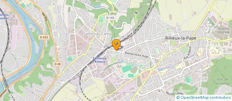 localisation de l'entreprise AMICALE DES CLASSES EN 6 RILLIEUX LA PAPE à RILLIEUX-LA-PAPE