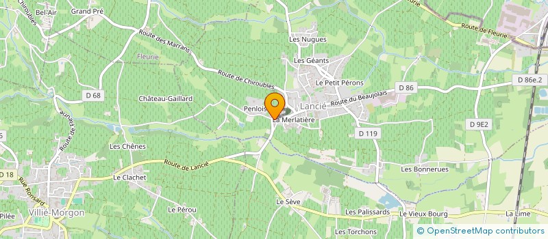 localisation de l'entreprise AMICALE DES CLASSES EN 8 DE LANCIE  LANCIE