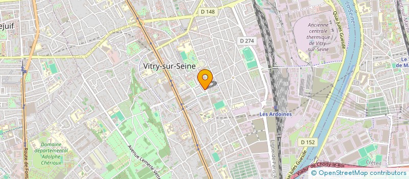 localisation de l'entreprise AMICALE DES COLIBRIS à VITRY-SUR-SEINE