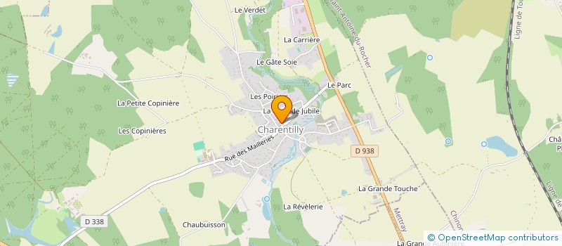 localisation de l'entreprise AMICALE DES COMBATTANTS DE CHARENTILLY  CHARENTILLY